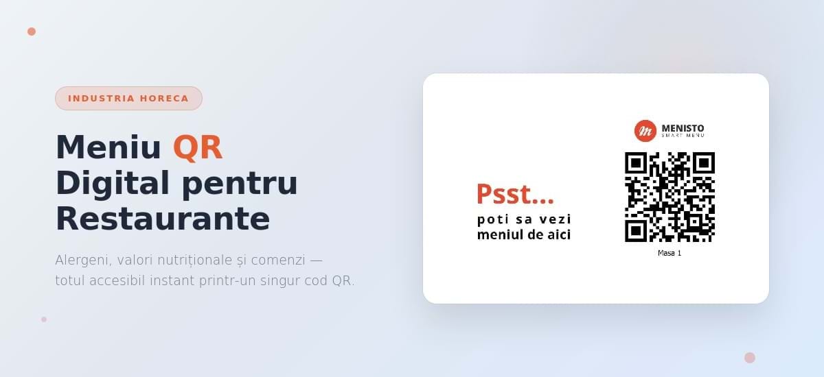 solutie meniu digital