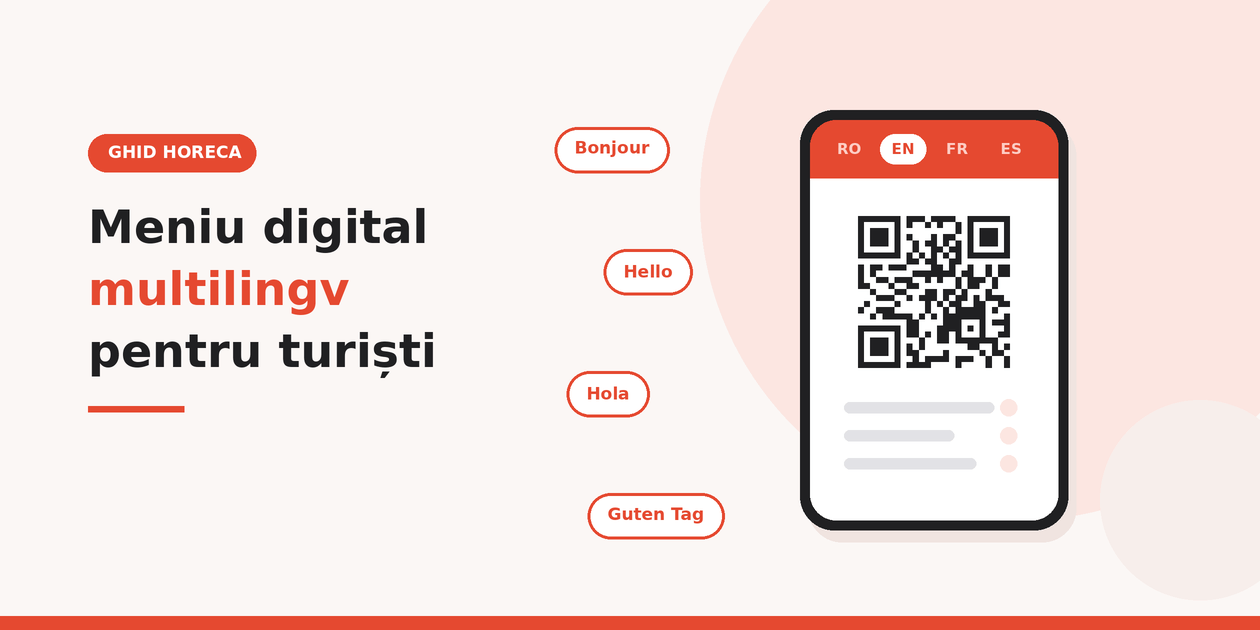 meniu digital