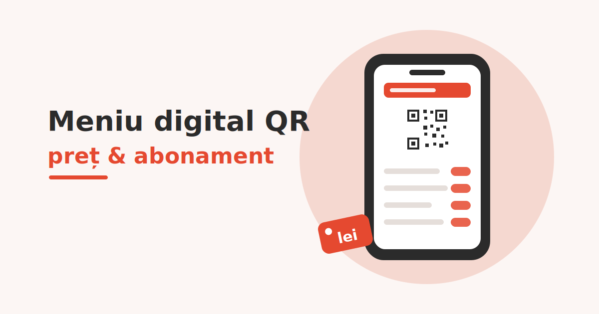 meniu digital